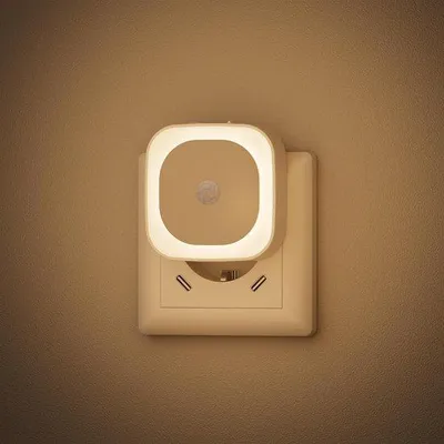 Image de Interrupteur de nuit à intensité variable pour chambre de bébé - Capteur - Lampes pour enfants - Veilleuse - Prise - Intensité variable