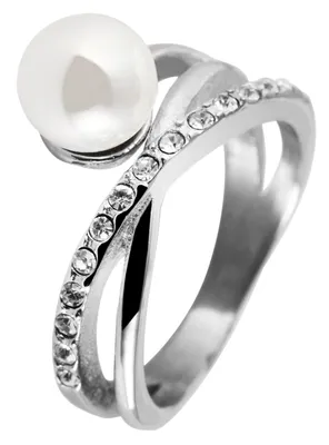 Produktbild von Akzent Damen-Ring aus Edelstahl