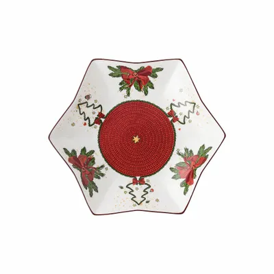 Obrázok produktu pre Hutschenreuther Nora Weihnachtszeit Star Bowl 24 cm 02048-726042-25381726042-25381 Novinka 2021 /Predaj len do vypredania zásob