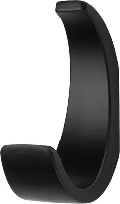Produktbild von SOTECH Garderobenhaken VETRINO Höhe 69 mm x Breite 24 mm Schwarz matt aus Zinkdruckguss