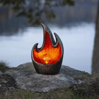 Produktbild von Star Trading 480-64, Bodenbeleuchtung für den Außenbereich, Bronze, IP44, Camping, Garten, Dämmerungssensor, Nicht austauschbare(s) Leuchtmittel