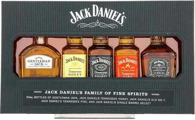Produktbild von Jack Daniel's Family Set Mini 5 x 50ml 40% Vol.