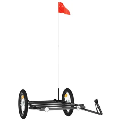 Produktbild von vidaXL Fahrradanhänger Schwarz 126x63x34 cm Eisen