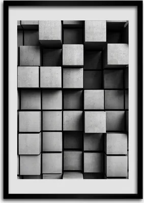 Produktbild von Bild - Bilderrahmen - Foto - 70 cm x 100 cm - MDF - Rahmen - Wandkunst - Abstraktion