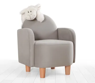 Produktbild von Hanah Home, Nock- FLF1118, Grau, Bistrostühle, 100% BAUMWOLLE