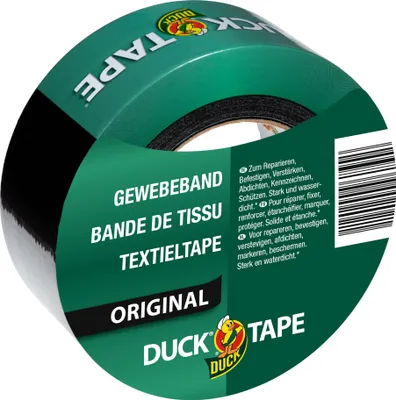 Produktbild von Kip Gewebeband Schwarz 50 mm x 50 m wetterfest reißfest UV-beständig für innen & außen