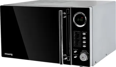 Immagine prodotto di H.Koenig VIO9 microonde 900 W 1000W, 25 litri, timer fino a 95 min, display LED, 5 livelli di potenza di riscaldamento, modalità grill e scongelamento, plastica, metallo, acciaio