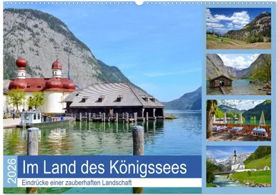 Produktbild von Im Land des Königssees (Wandkalender 2026 DIN A2 quer), CALVENDO Monatskalender