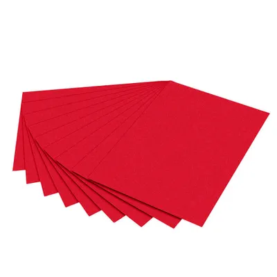 Produktbild von folia Tonpapier, DIN A4, 130 g/qm, hochrot