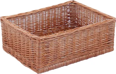 Produktbild von Regalkorb, Vollweide, braun, Auslagekorb, 40cm x 30cm x 15cm