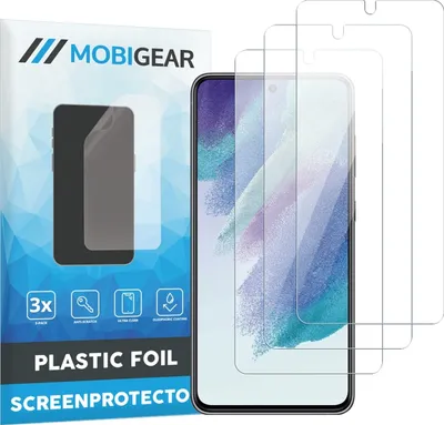 Produktbild von Mobigear  Samsung Galaxy S21 FE Displayschutz Schutzfolie - Hüllenfreundlich (3er Pack)