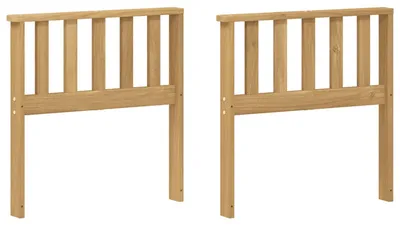 Immagine prodotto di vidaXL Braccioli modulari, 2 pezzi, bianco, 60 x 6 x 61 cm, legno massello di acacia
