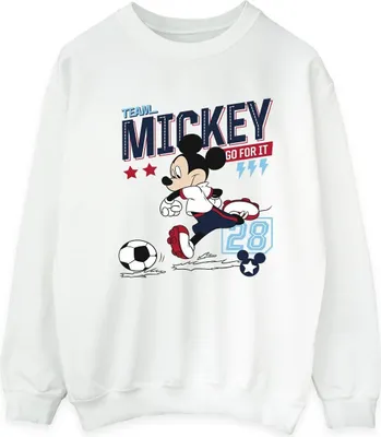 Produktbild von Disney - "Team Football" Sweatshirt für Herren BI39778 (L) (Weiß)