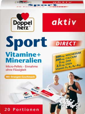 Produktbild von Doppelherz | Sport Direct Vitamine + Mineralien | 20 Portionen