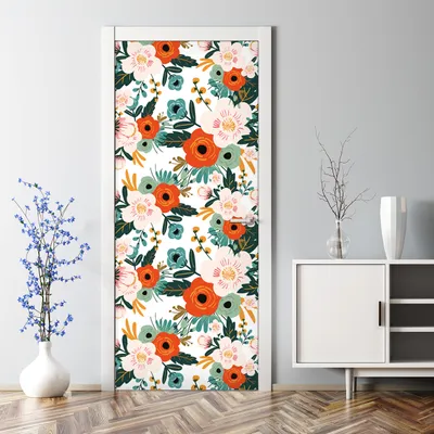 Produktbild von Dekorative selbstklebend Klebefolie Türtapete Türaufkleber Aufkleber Farbenfroh 77 x 200 cm