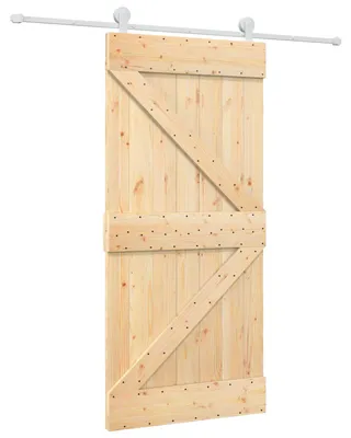 Obrázok produktu pre Posuvné dvere Prírodná a biela 95 x 210 cm