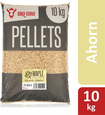 Obrázok produktu pre BBQ-Toro javorové pelety zo 100% javorového dreva, 10 kg, pelety na grilovanie, javorové pelety na grilovanie a ďalšie