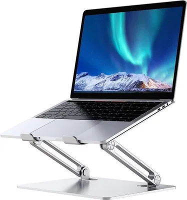 Zdjęcie produktu dla Ergonomiczne biurko pod laptopa, regulowane biurko pod laptopa na ekrany o przekątnej od 10 do 15,6 cala