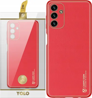 Immagine prodotto di Dux Ducis Yolo Custodia elegante in pelle per Samsung Galaxy A13 5G Rosso