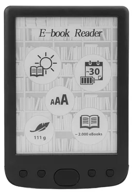 Produktbild von E-Book Reader - Augenschonender E-Reader - HD-Touchscreen - E-Ink-Technologie - 6 Zoll