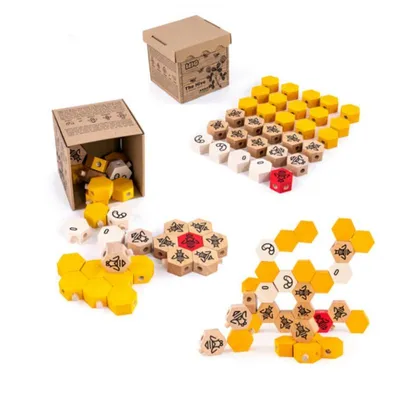 Produktbild von Bajo Holzbausteine - pädagogisches Spielzeug - buntes Bauspaß