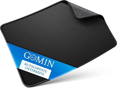 Zdjęcie produktu dla Podkładka pod mysz gamingowa 320 x 220 mm, Czarna, Antypoślizgowa, Wodoodporna, Do PC