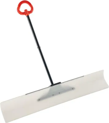 Image de SucceBuy Pelle à neige, 1235x1250 mm Pelle à neige avec poignée ergonomique, lame HDPE, outil de déneigement, pelle à neige portable pour allées, escaliers et trottoirs