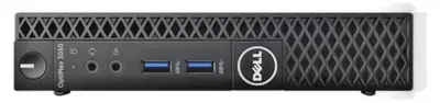 Productafbeelding van Dell OptiPlex 3050 Micro PC met Intel Core i3-7100T processor, 8GB RAM, 128GB SSD, Windows 11 en HDMI-aansluiting