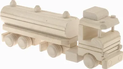 Immagine prodotto di Camion cisterna Giocattolo in legno Decoupage EKO PL per bambini