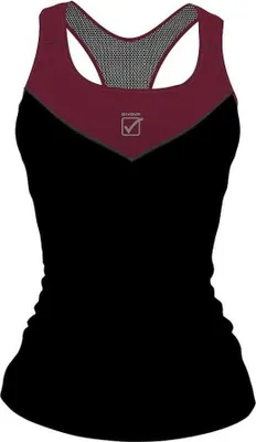 Produktbild von Givova Printed ärmelloses T-shirt Schwarz,Lila XL Damen Schwarz,Lila XL