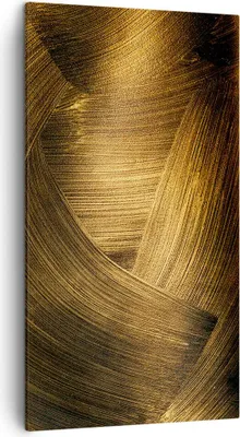 Produktbild von Bild auf Leinwand - Leinwandbild - Einteilig - Abstraktion Gold Textur - 45x80cm - Wand Bild - Wanddeko - Wandbilder - Leinwanddruck - Bilder - Wanddekoration - Leinwand bilder - PA45x80-4477