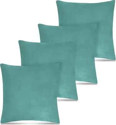 Produktbild von Aspero 4 x Flanellkissen Bezüge 60x60cm