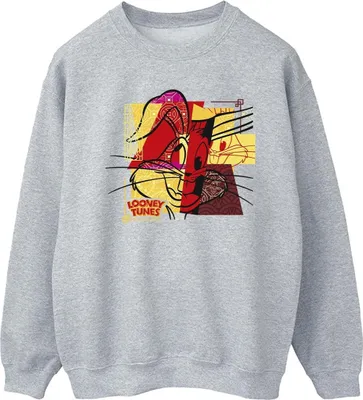 Produktbild von Looney Tunes - "Rabbit New Year" Sweatshirt für Herren BI49129 (4XL) (Grau)