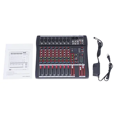 Zdjęcie produktu dla Profesjonalny mikser audio, 7/8-kanałowy, łączność USB i Bluetooth, 8-kanałowy EU