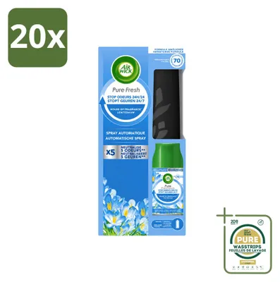 Imagen del producto de 20 unidades de kit de inicio Air Wick Freshmatic - Brisa de primavera - 250 ml - Paquete de suministro
