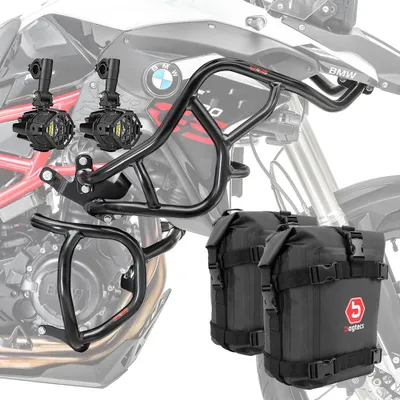 Produktbild von Sturzbügel + Scheinwerfer für BMW F 800 GS 08-12 + Taschen