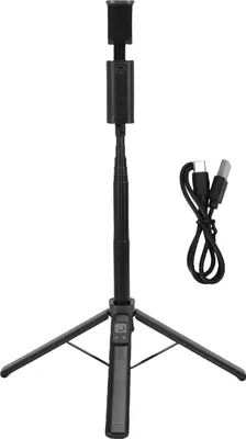 Obrázek produktu pro Telefonní selfie tyč Quadripod 1,5 m Rozšiřitelný 360 ° otočný selfie tyč Quadripod s AI sledováním obličeje Ovládání gesty Bluetooth Remote