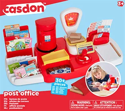 Produktbild von Casdon Spielzeug Postamt - pädagogisches Rollenspiel für Kinder