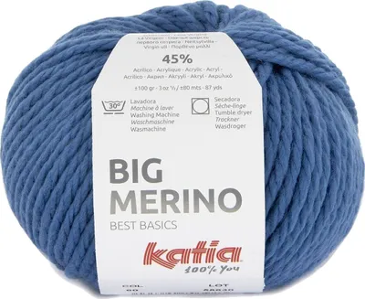 Obrázek produktu pro Katia Big Merino 60 Jeans Pletací příze