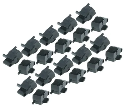 Produktbild von vhbw 20x Farbrolle, Farbwalze Schwarz kompatibel mit Sharp EL-2192G, EL2901C, SPR78P, NR78P, EL1801C, EL1801E, EL2195L Taschenrechner, Registrierkasse