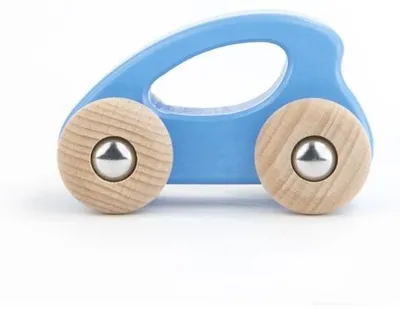 Immagine prodotto di Auto ecologica in legno Bajo - giocattolo sostenibile azzurro