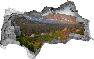Produktbild von Selbstklebender Loch-3D-Aufkleber 95x73 cm Glade in Tatra