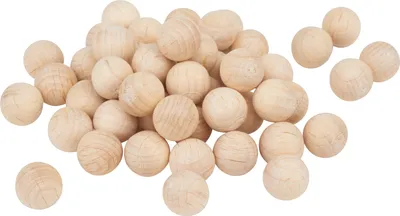 Produktbild von VBS Holzkugeln ohne Bohrung "Ø 10 mm" 50 Stück