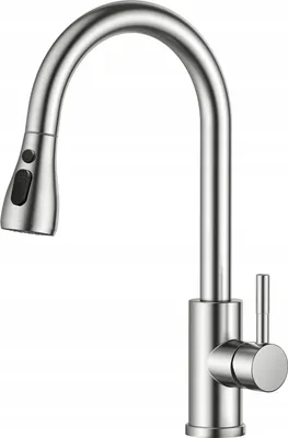 Image de Robinet de cuisine FORIOUS BEKF23-38 avec bec rétractable, acier inoxydable