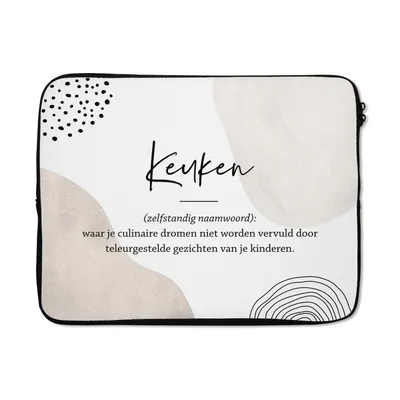 Produktbild von MuchoWow® Laptop Hülle 15 Zoll Küche - Zitate - Sprichwörter - Küche - Definition - Wörterbuch - Opa Laptoptasche - Laptoptasche - Sleeve - Rundum-Schutz