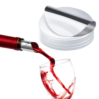 Weinausgießer, tropffrei, wiederverwendbar, 50 Stück, für Weinflaschen