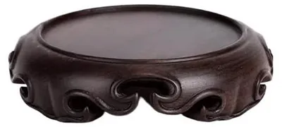 Image de Support en bois pour pots de fleurs et décorations