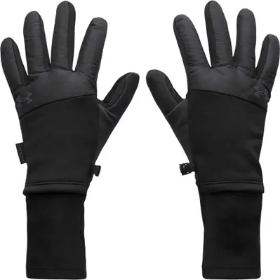 Image de Under Armour M'S Storm Fleece Run Gloves - noir, Größe:M