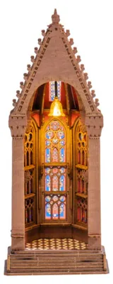 Imagen del producto de Rompecabezas tridimensional Minicasuta, Catedral Geométrica, marca RoLife, 112 piezas