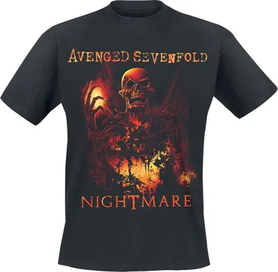 Produktbild von Avenged Sevenfold T-Shirt Herren Nightmare schwarz M